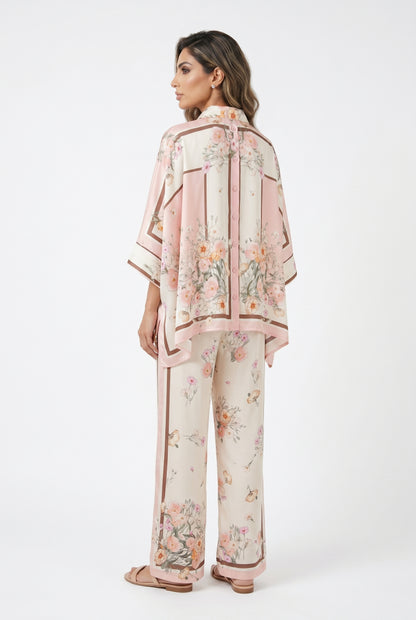 Satin Cape Shirt and Pants KD8871/99VS-6