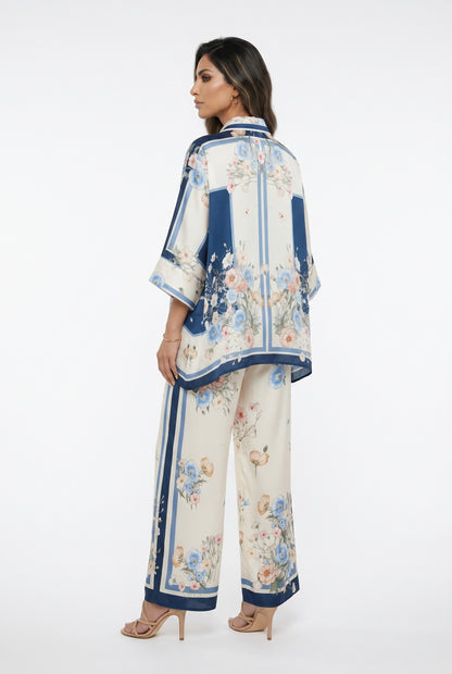 Satin Cape Shirt and Pants KD8871/99VS-6