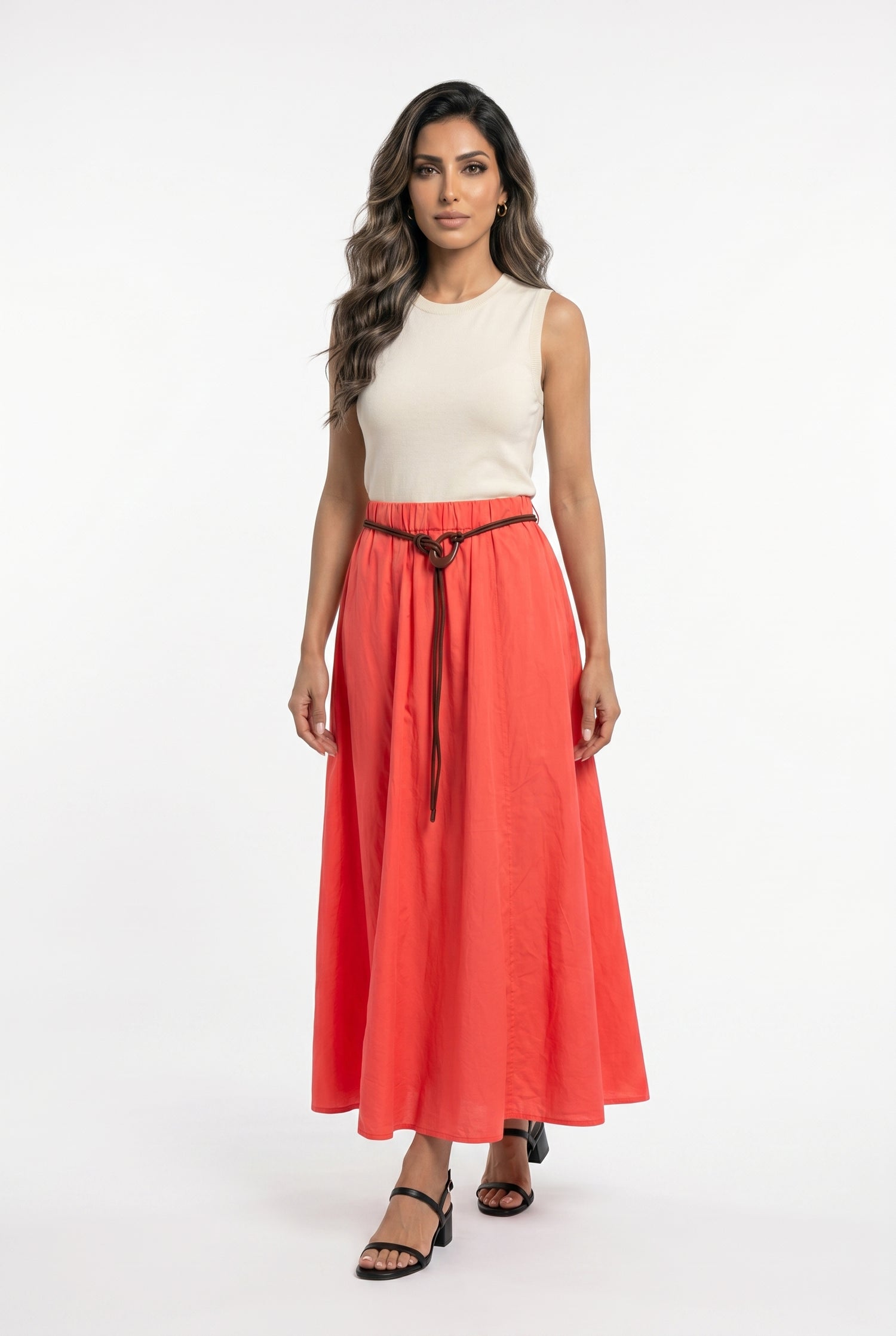 Cotton Maxi Skirt BCG03301