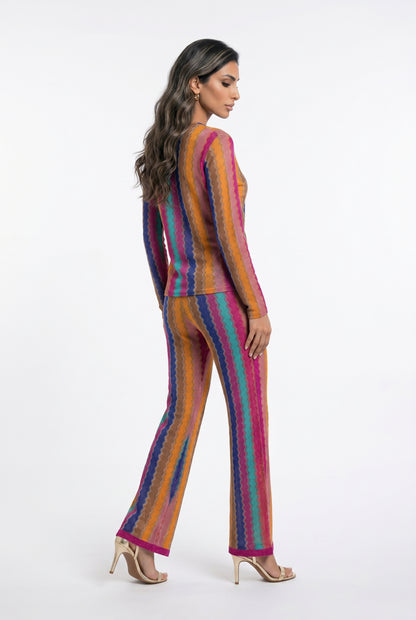 Knit Lurex Blend Pants 67897