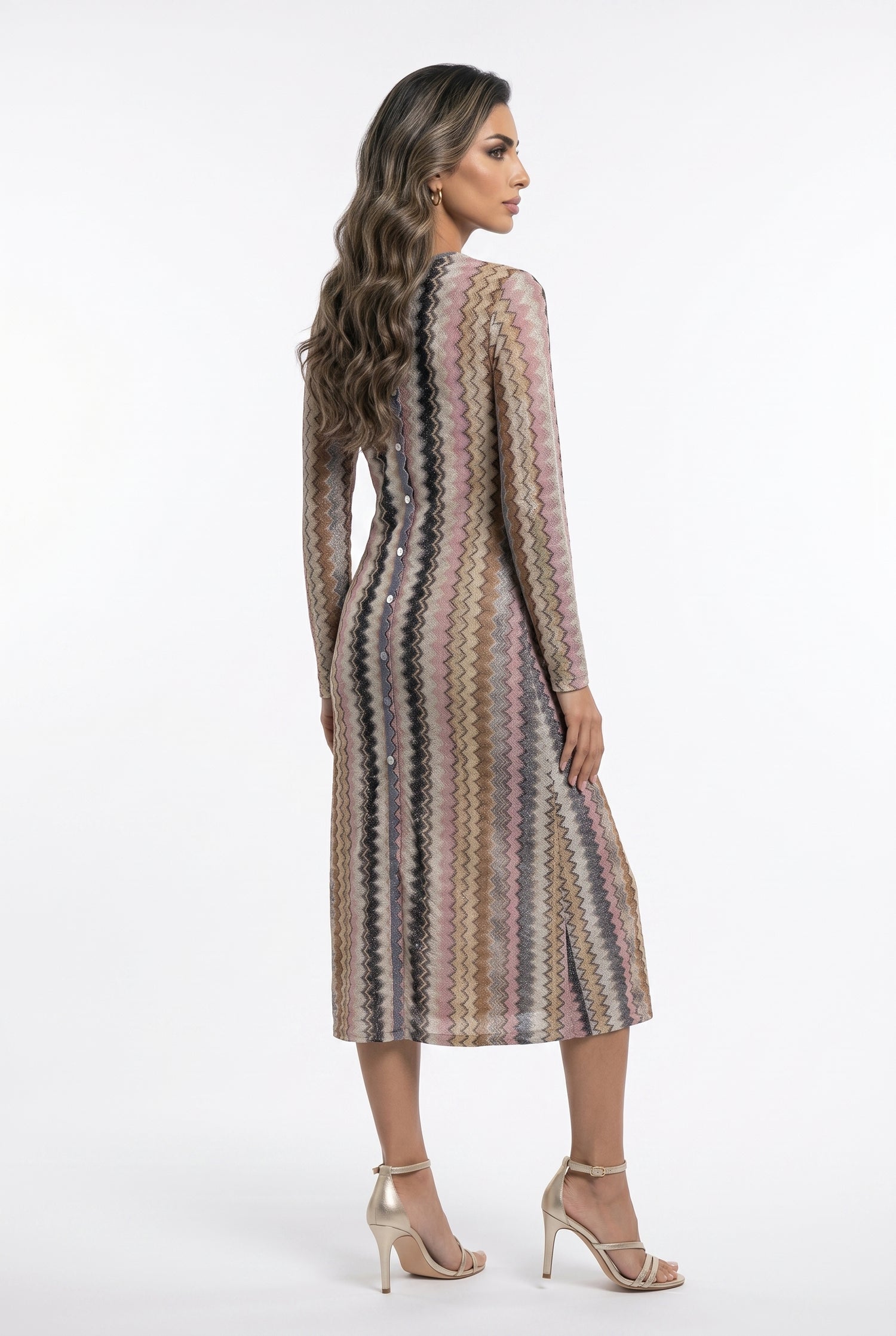 Knit Lurex Blend Dress 67898