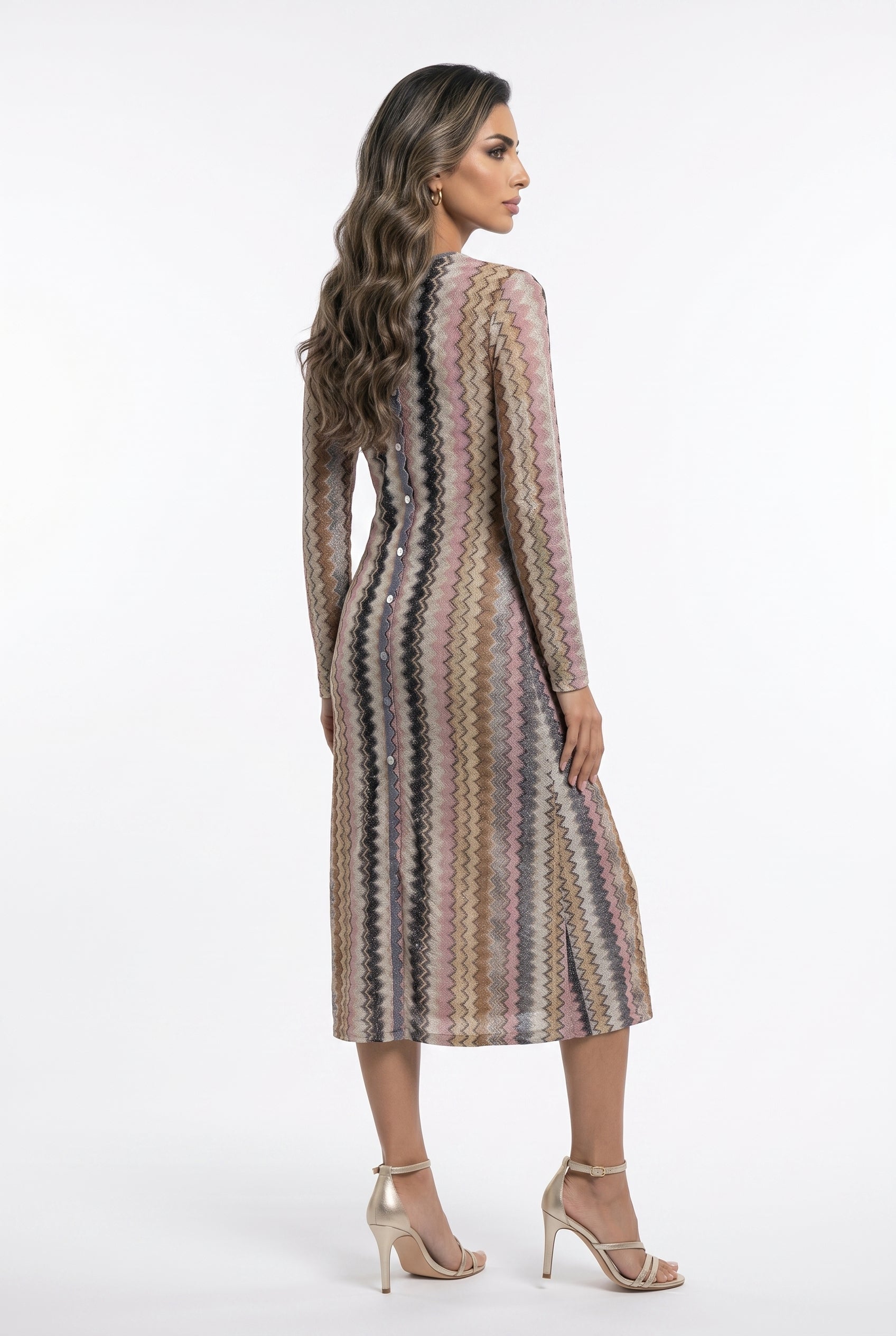 Knit Lurex Blend Dress 67898