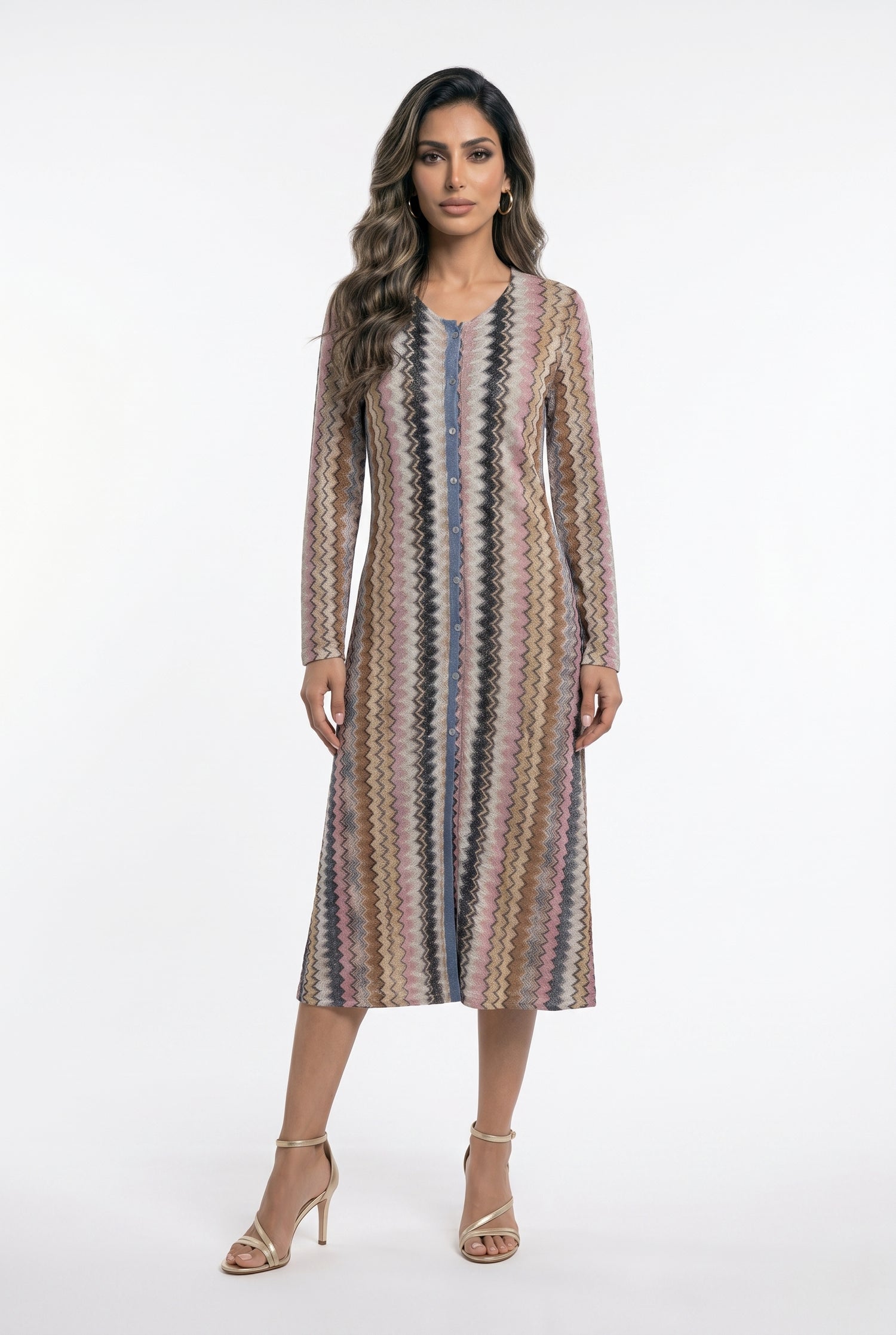 Knit Lurex Blend Dress 67898