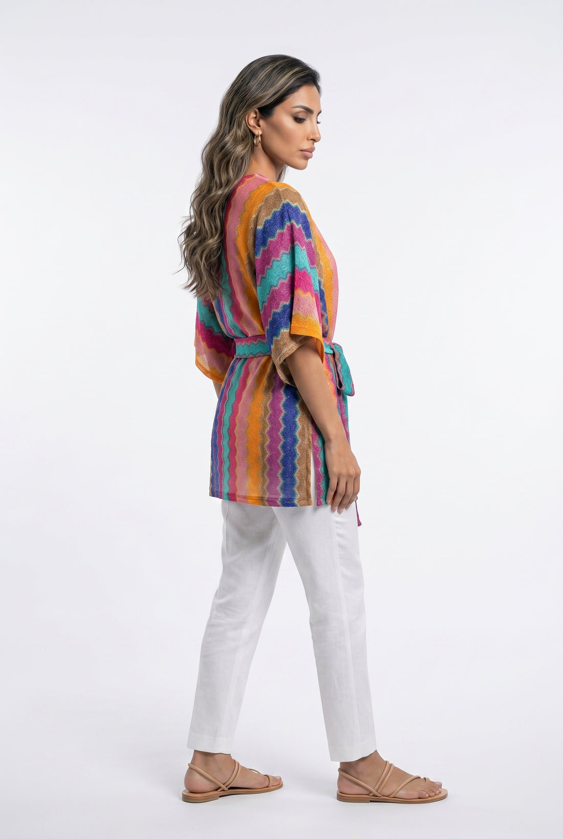 Knit Lurex Short Cardigan 67896