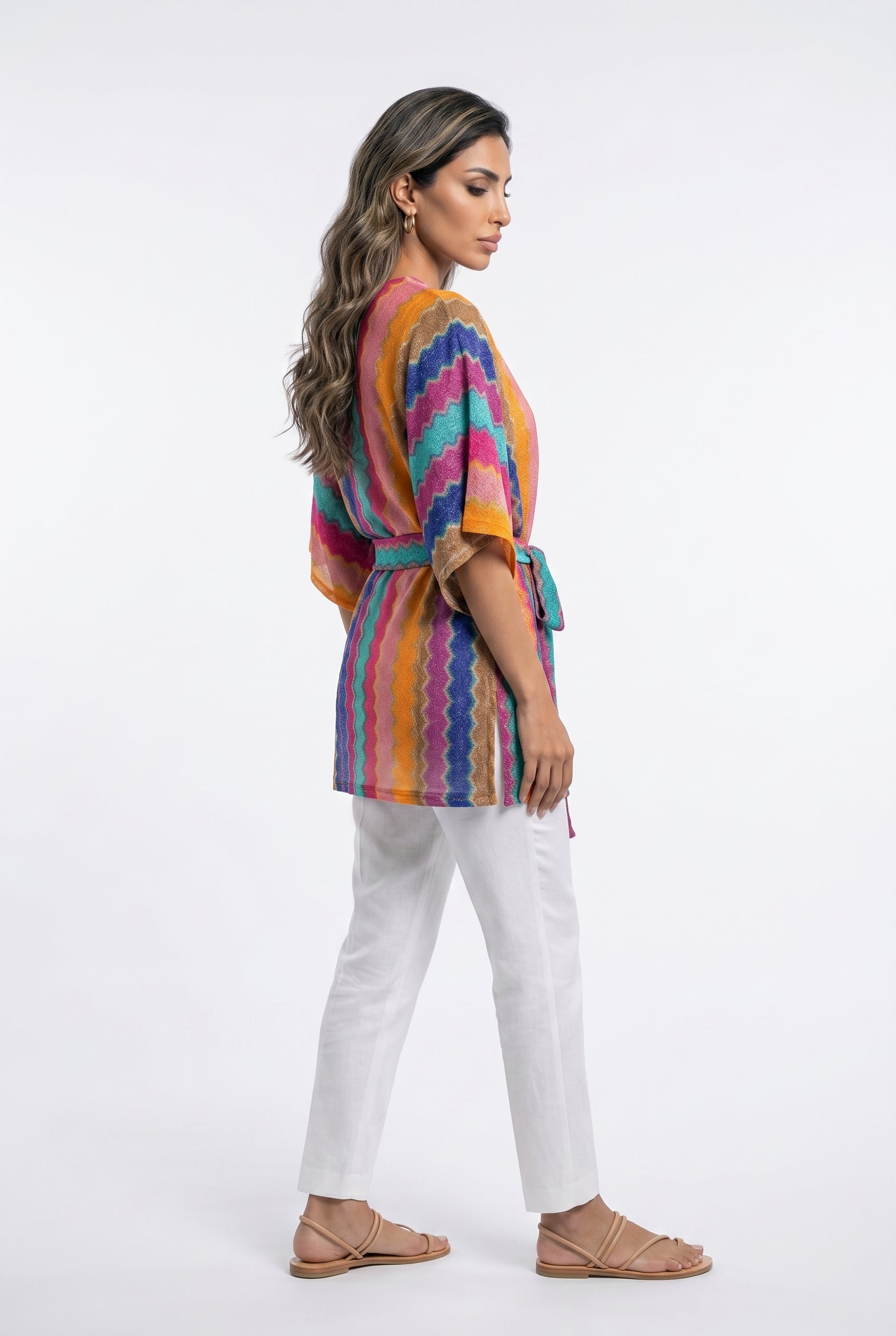 Knit Lurex Short Cardigan 67896