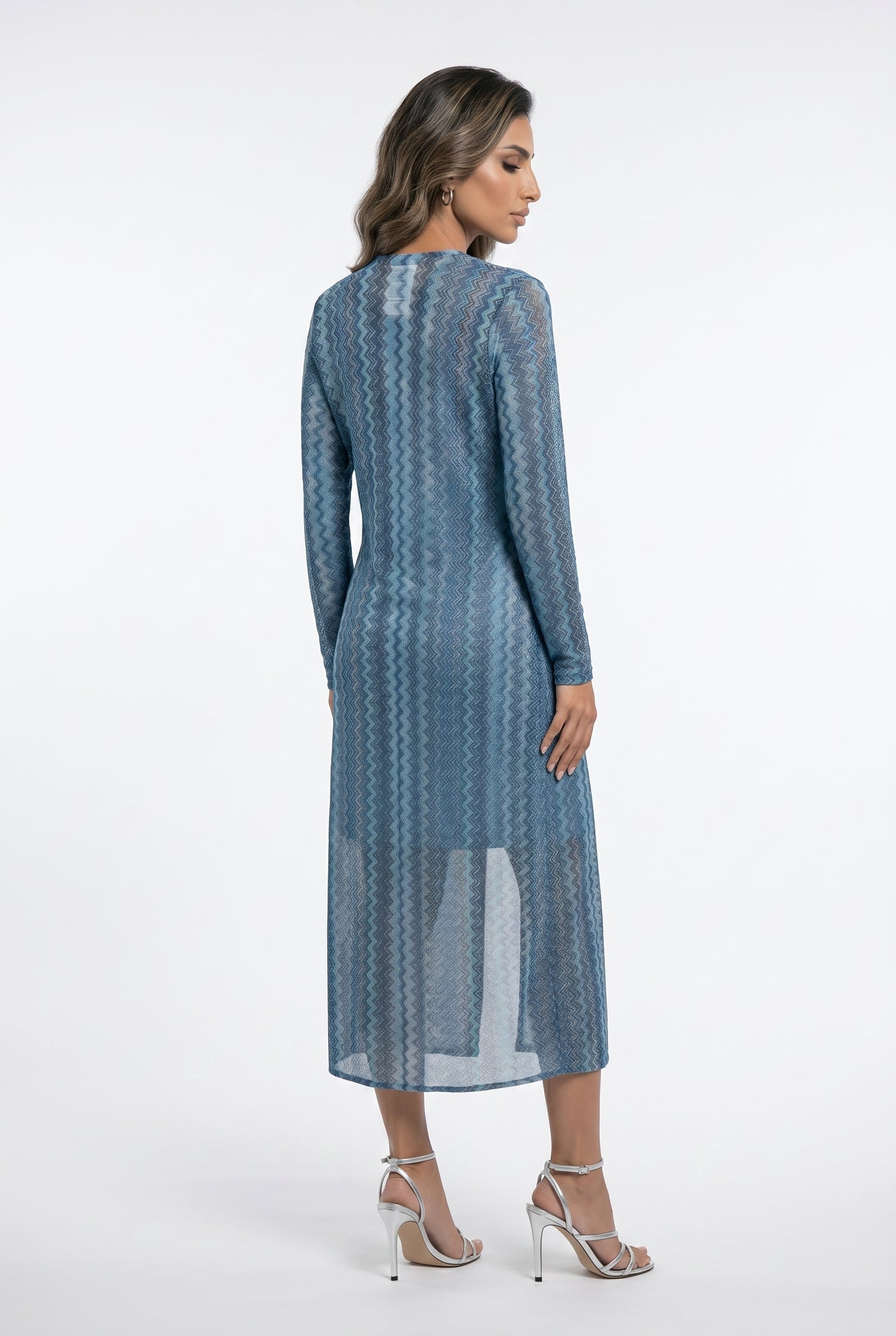 Knit Lurex Blend Dress 67898