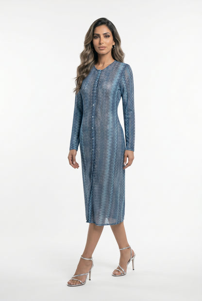 Knit Lurex Blend Dress 67898