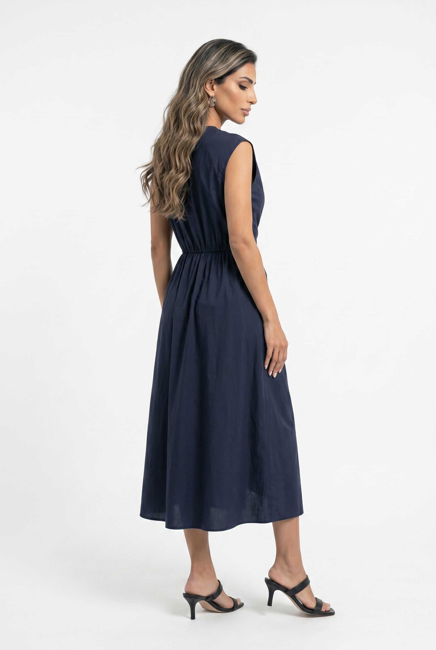 Sleeveless Wrap Dress TDM28526