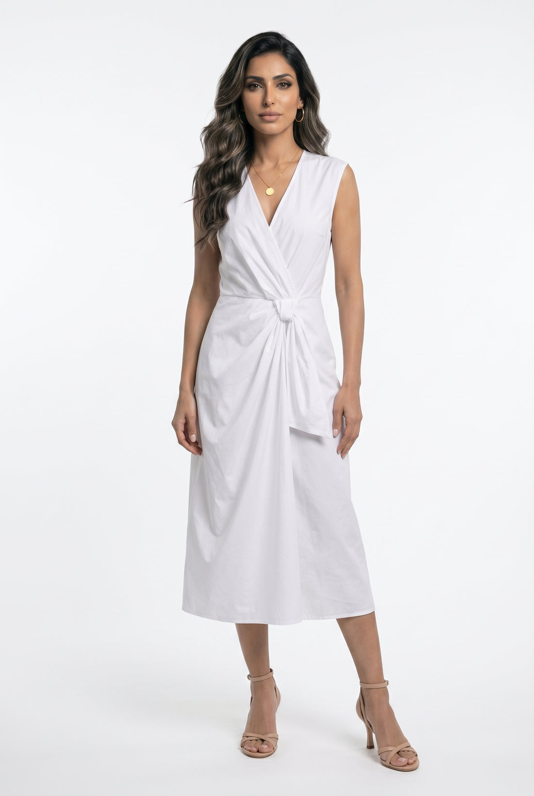 Sleeveless Wrap Dress TDM28526