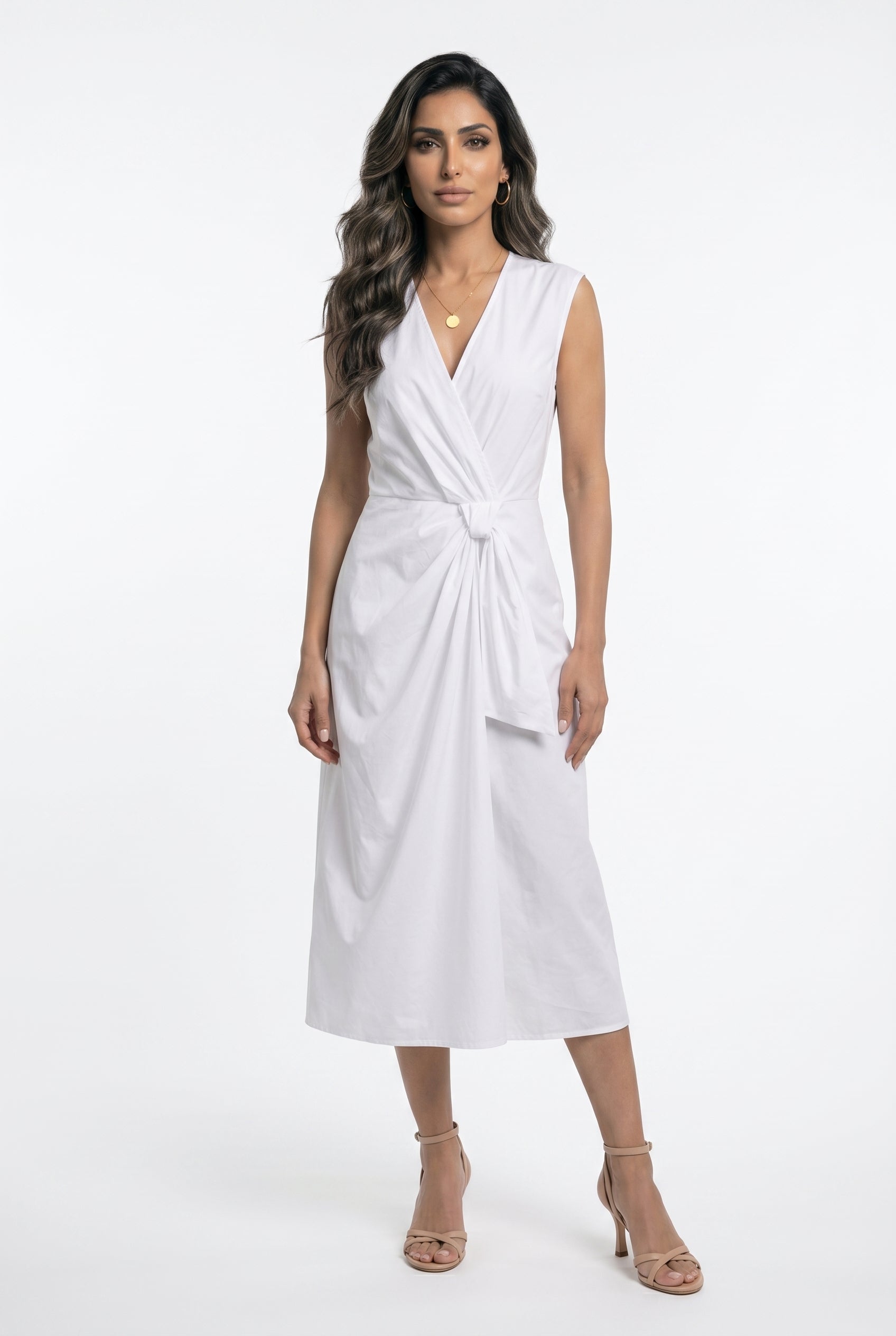 Sleeveless Wrap Dress TDM28526
