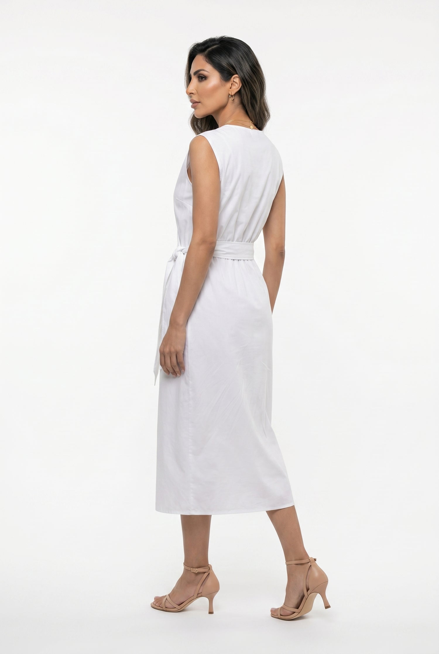 Sleeveless Wrap Dress TDM28526