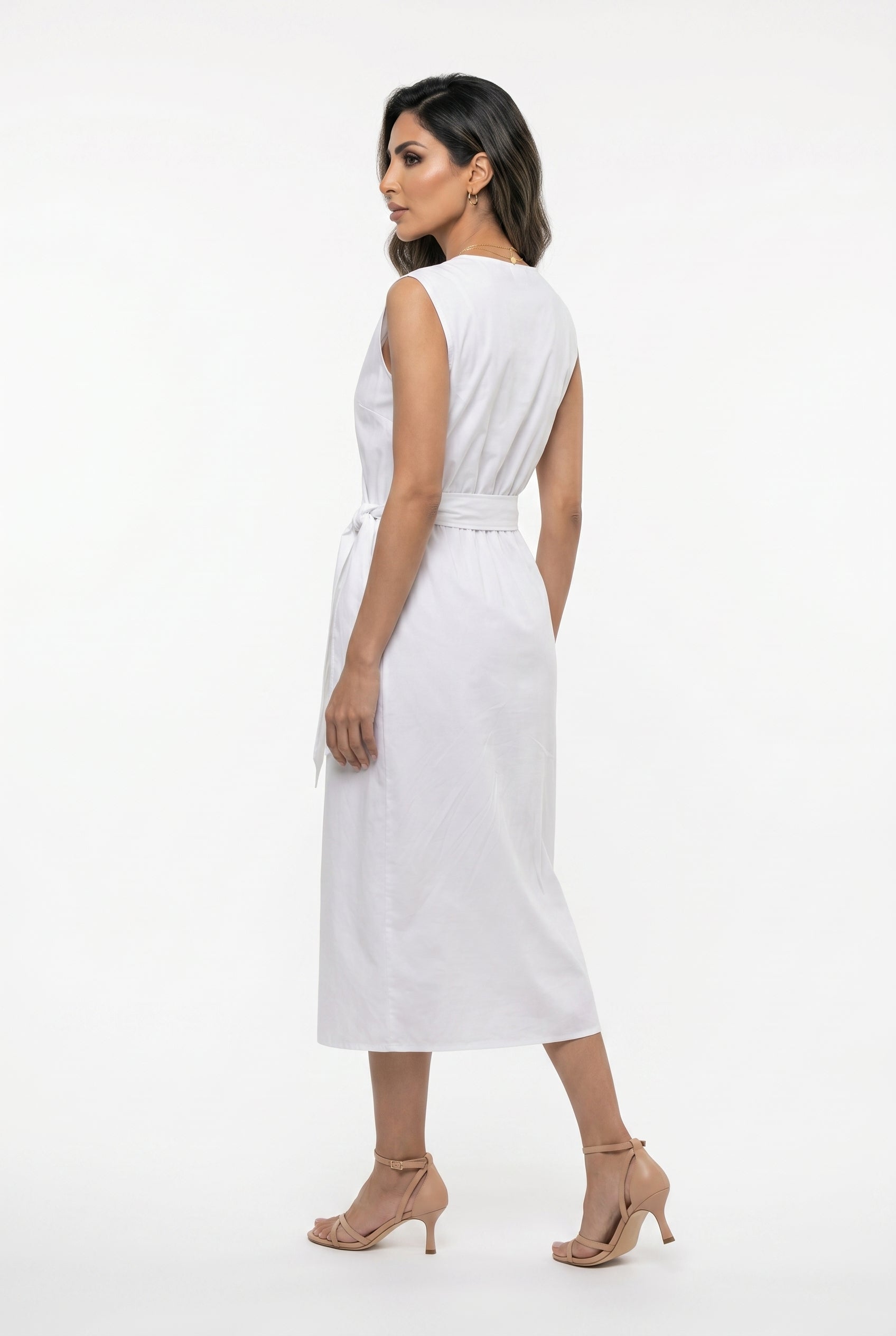 Sleeveless Wrap Dress TDM28526