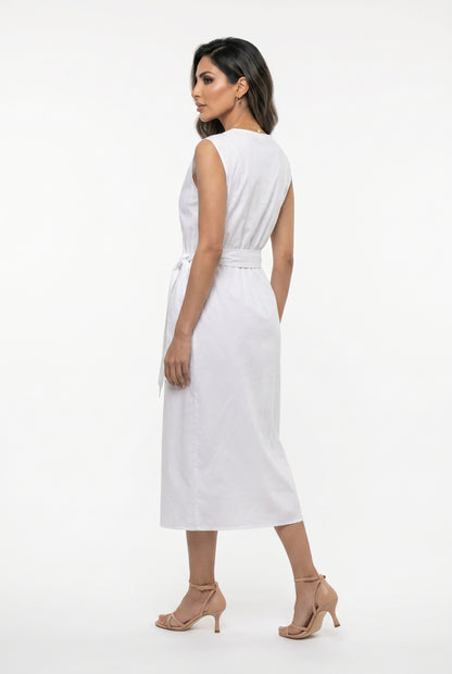 Sleeveless Wrap Dress TDM28526