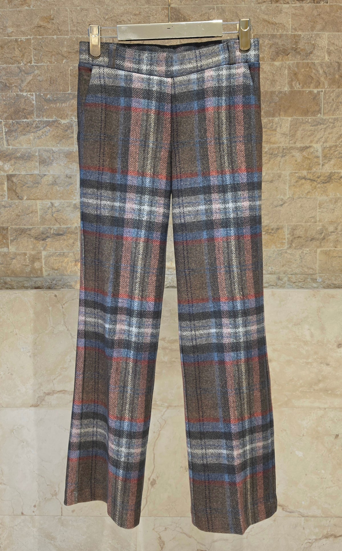 Brown Checked Jacket and Tartan Plaid Trouser Set 33873/33874