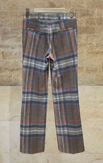 Brown Checked Jacket and Tartan Plaid Trouser Set 33873/33874