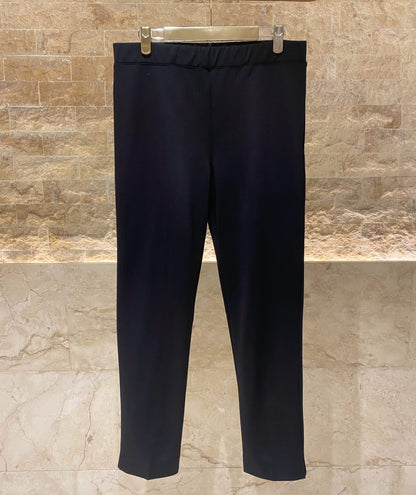 23517 Milano Slim Cut Oversized Stretch Pants - Brown Loft