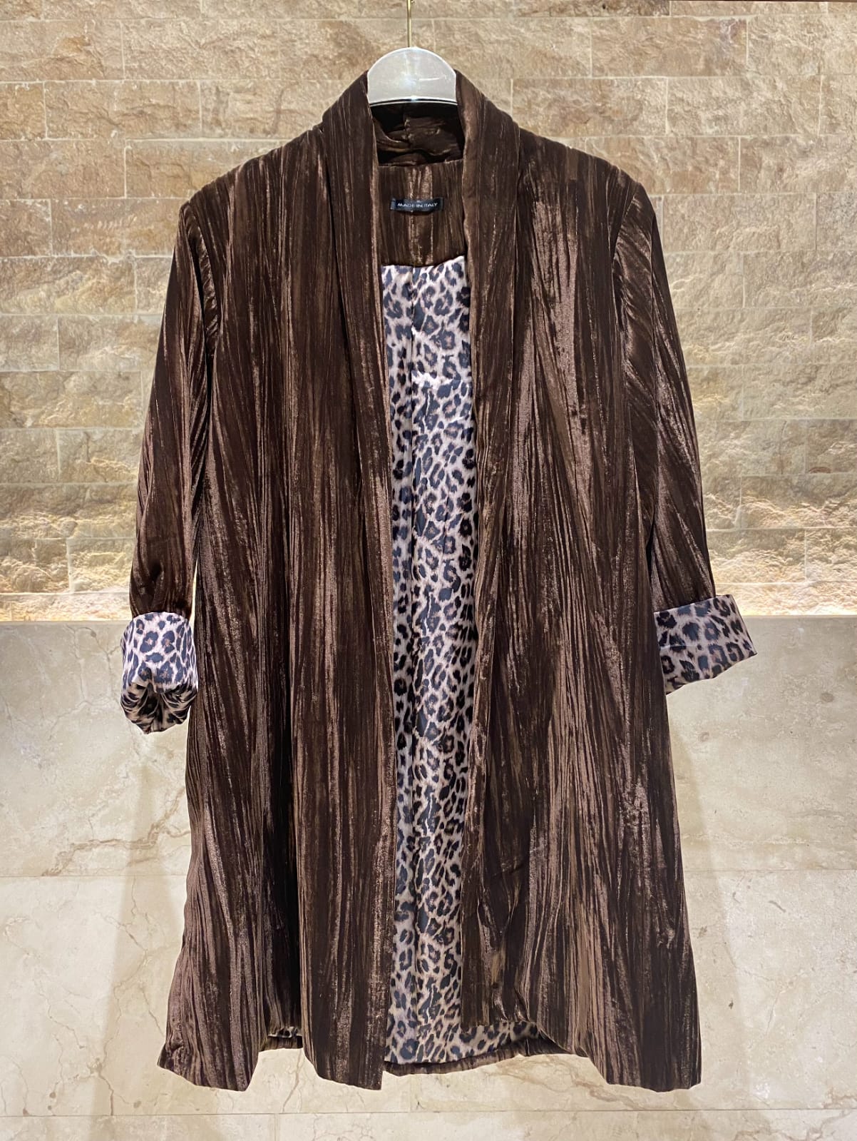 2352328 Velvet Jacket - Brown Loft