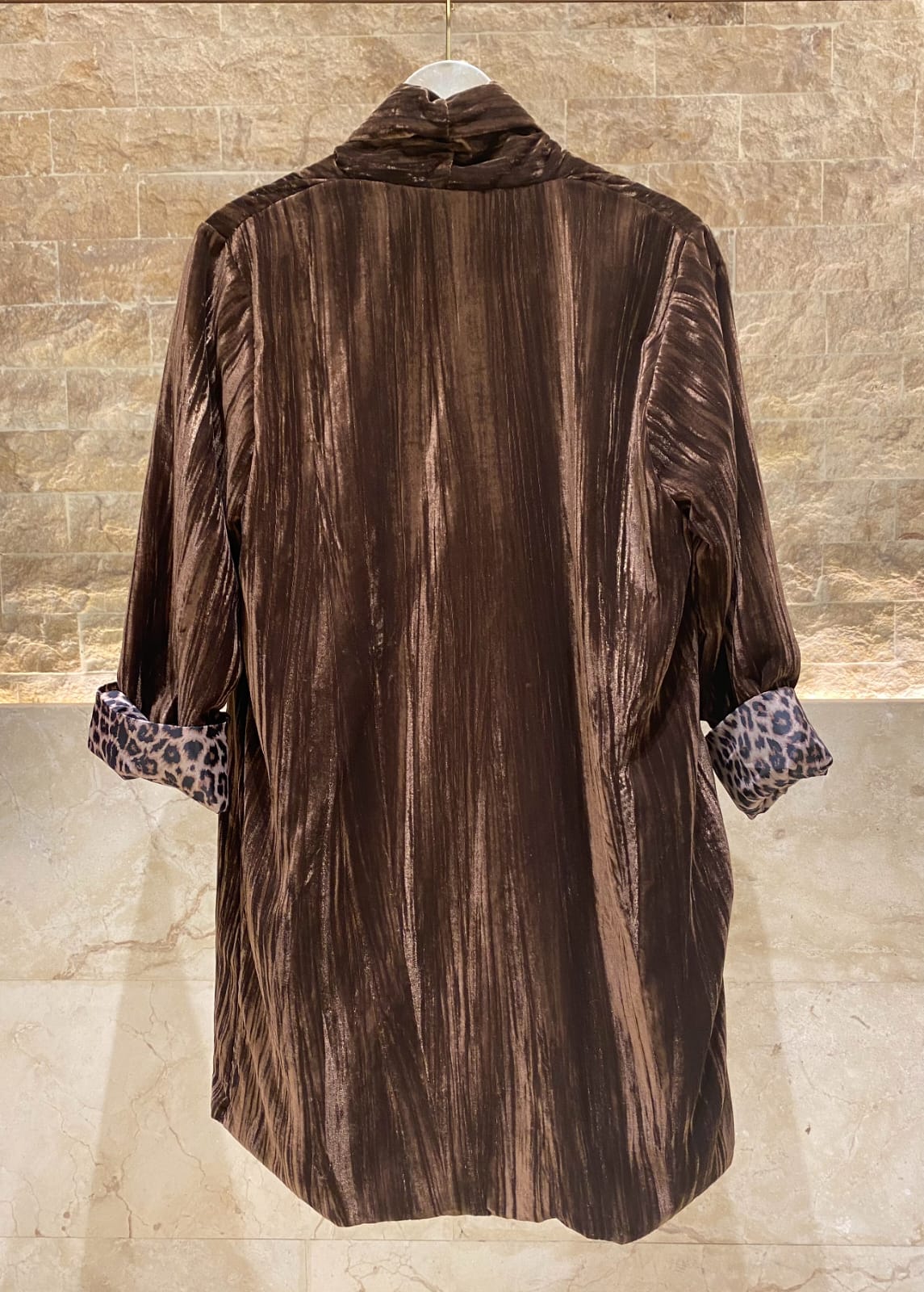 2352328 Velvet Jacket - Brown Loft