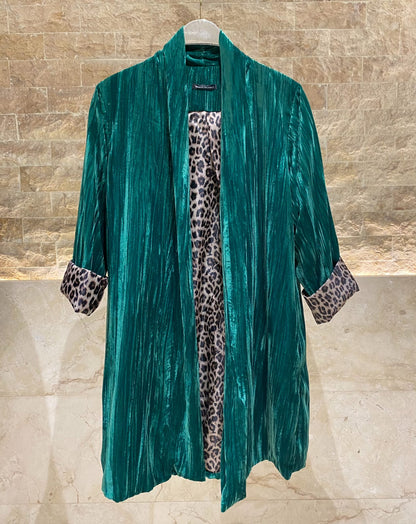 2352328 Velvet Jacket - Brown Loft