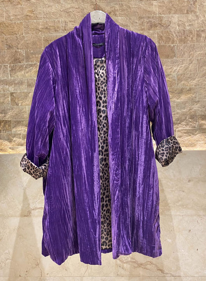 2352328 Velvet Jacket - Brown Loft