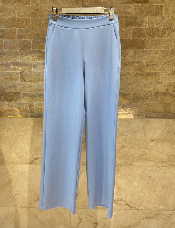 2435 Wide Leg Stretched Pants