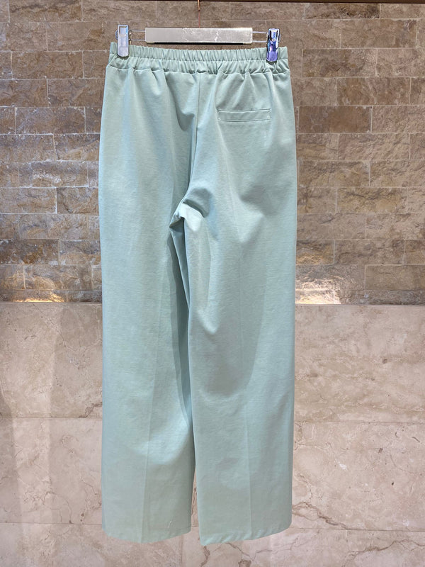2435 Wide Leg Stretched Pants