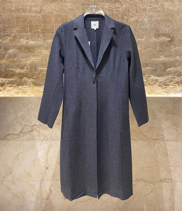 24W-5068 Collared Wool Coat معطف من الصوف بياقة