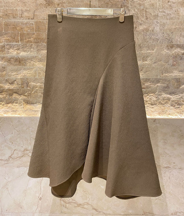 24W-7092 Asymmetrical Skirt تنورة غير متكافئة