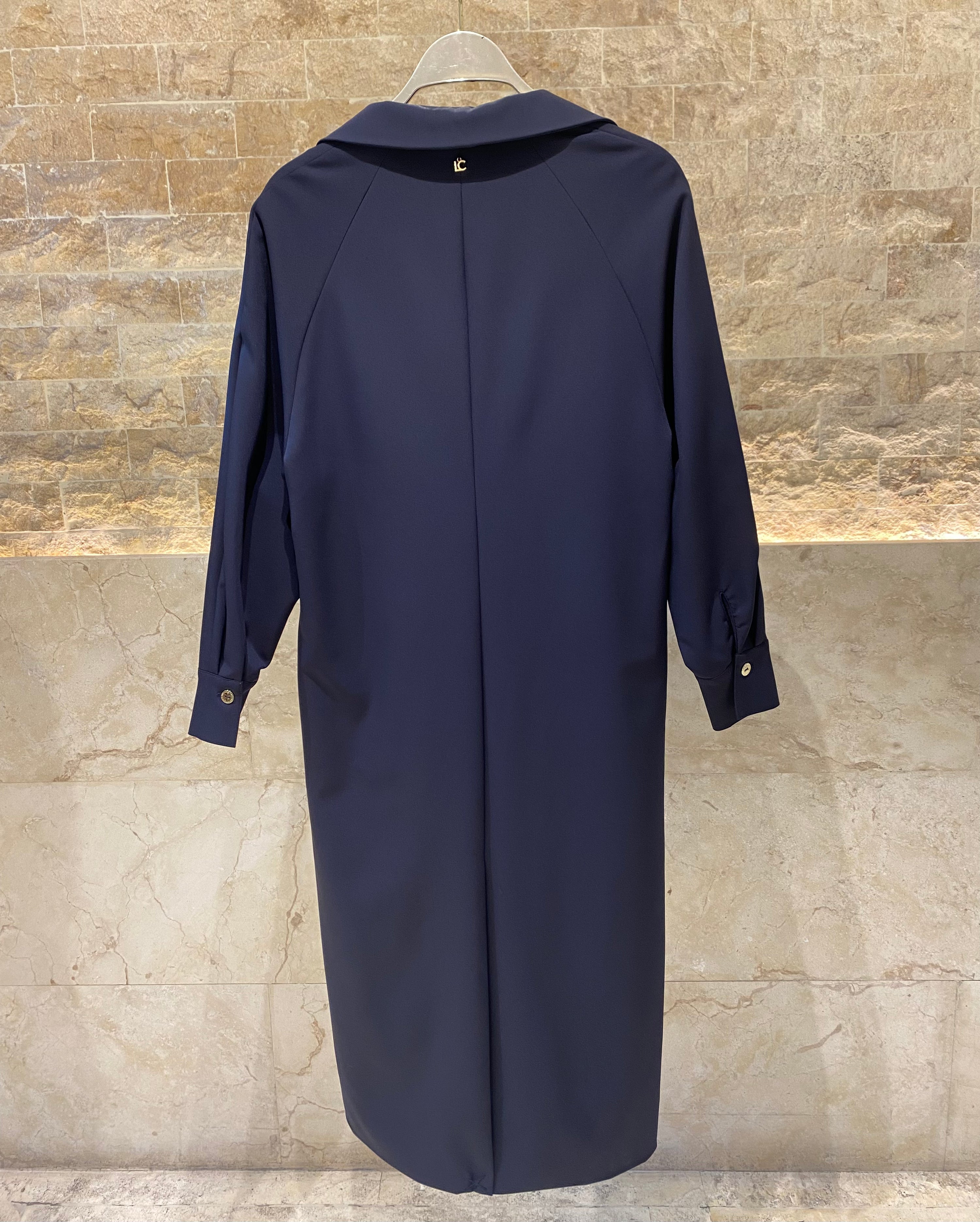 2501021 Long Trench Coat - Brown Loft