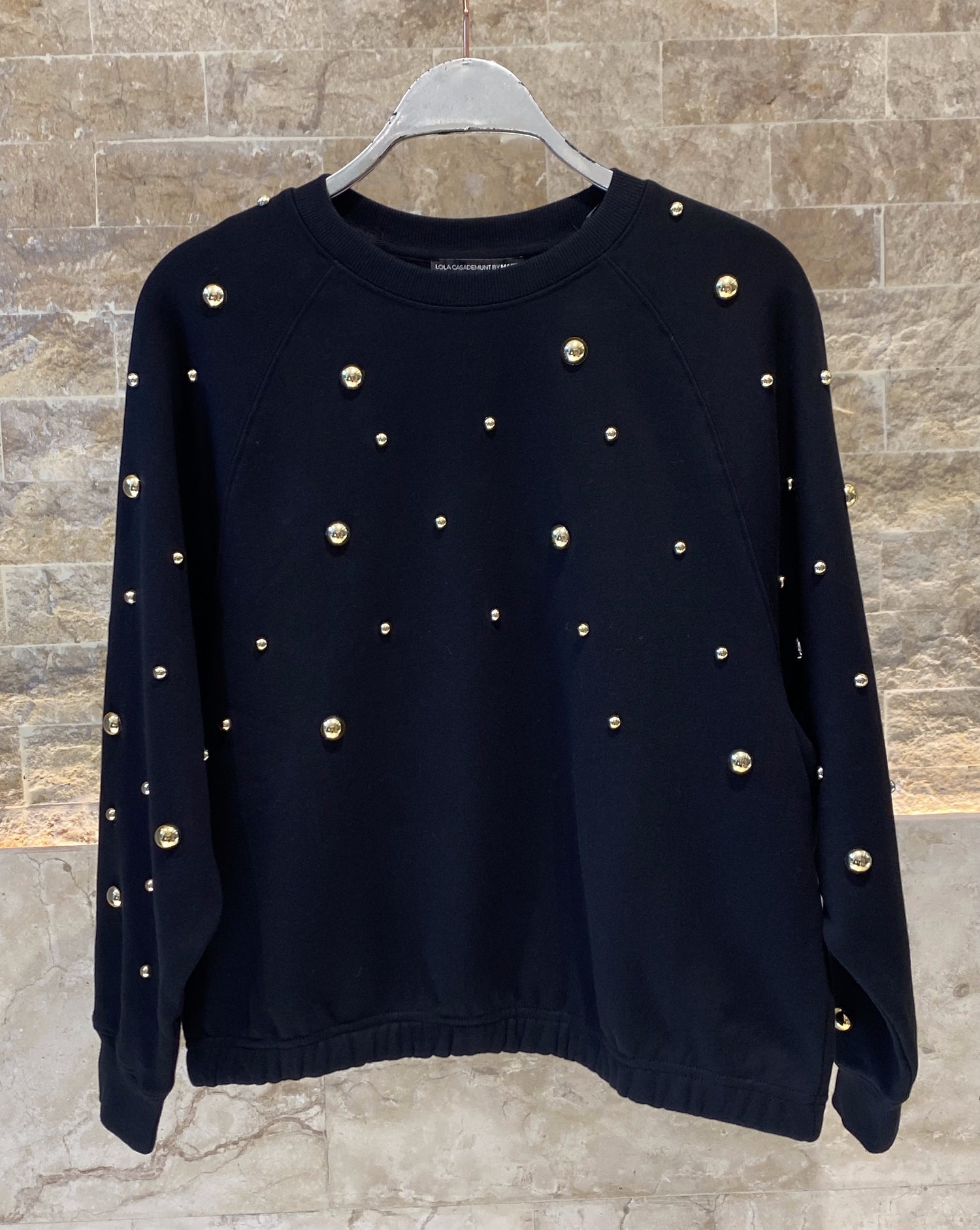 2511004 Round Neck Sweatshirt Top - Brown Loft