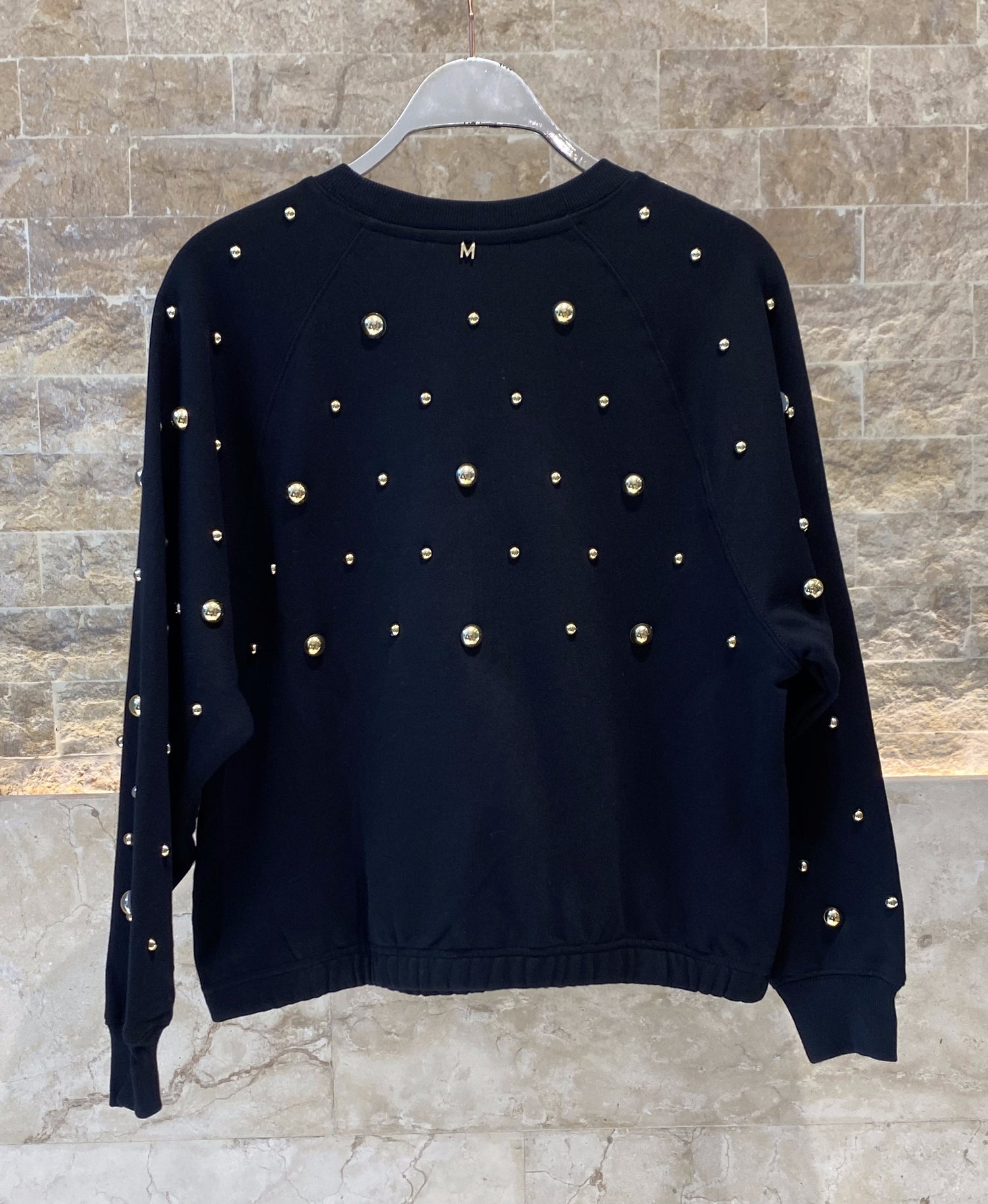 2511004 Round Neck Sweatshirt Top - Brown Loft