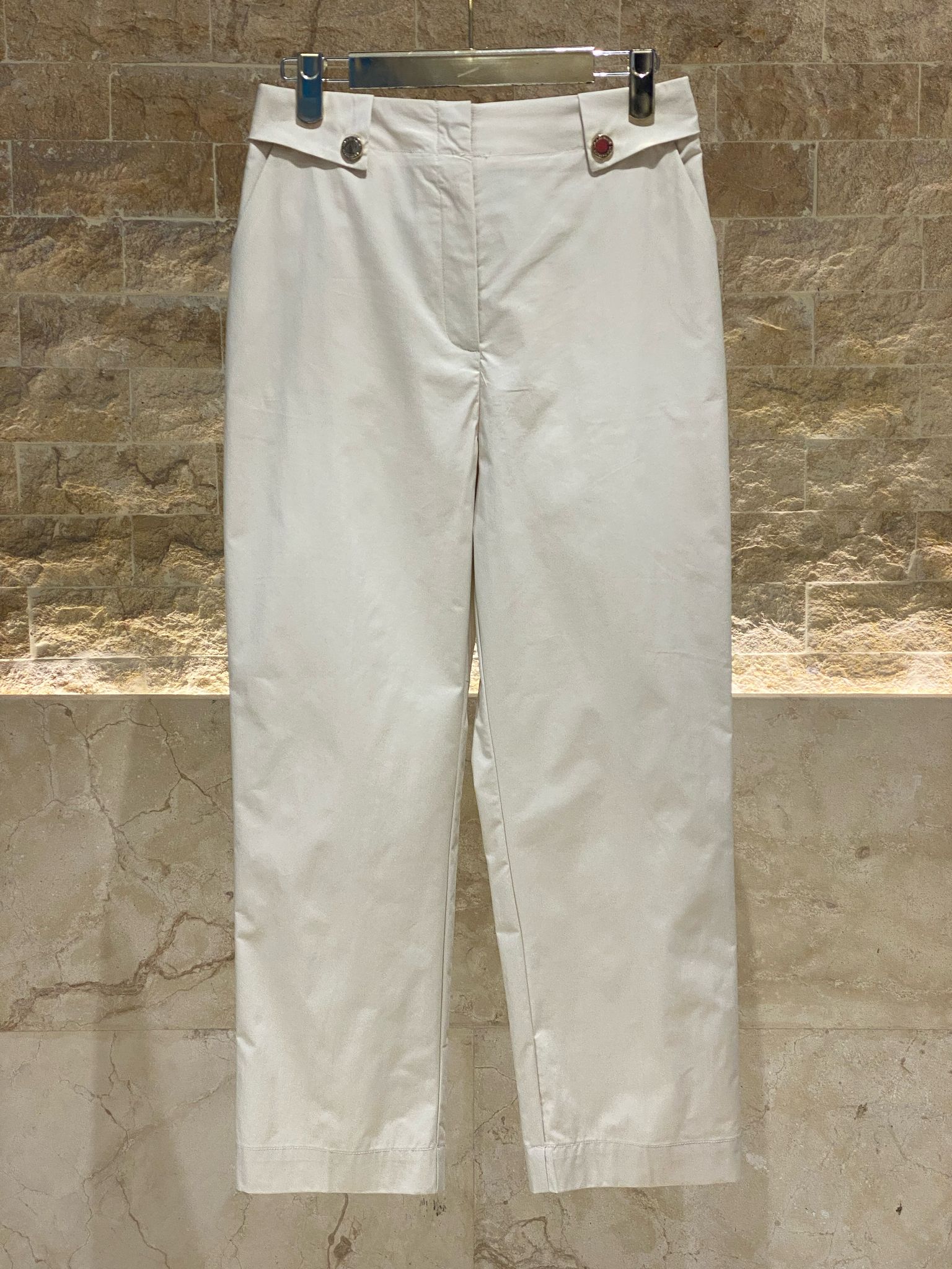 MS2514018 Cropped Tailored Pants - Brown Loft