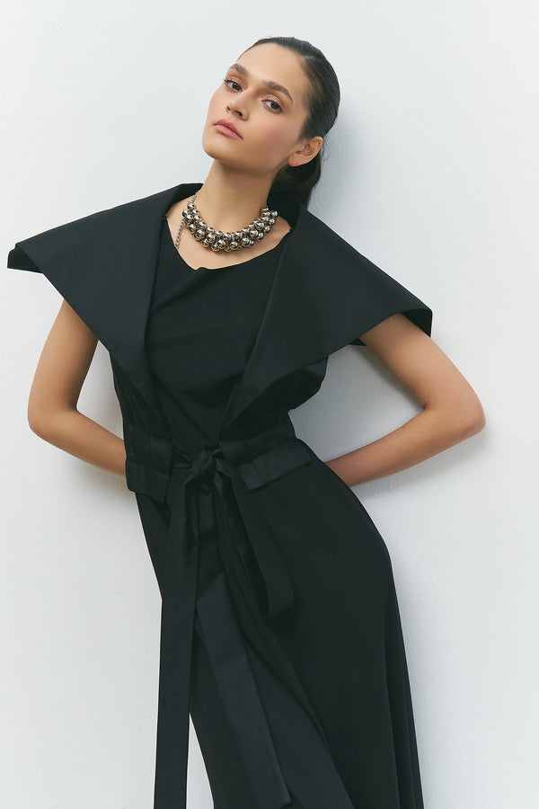 Taffeta Long Dress - BZ2075