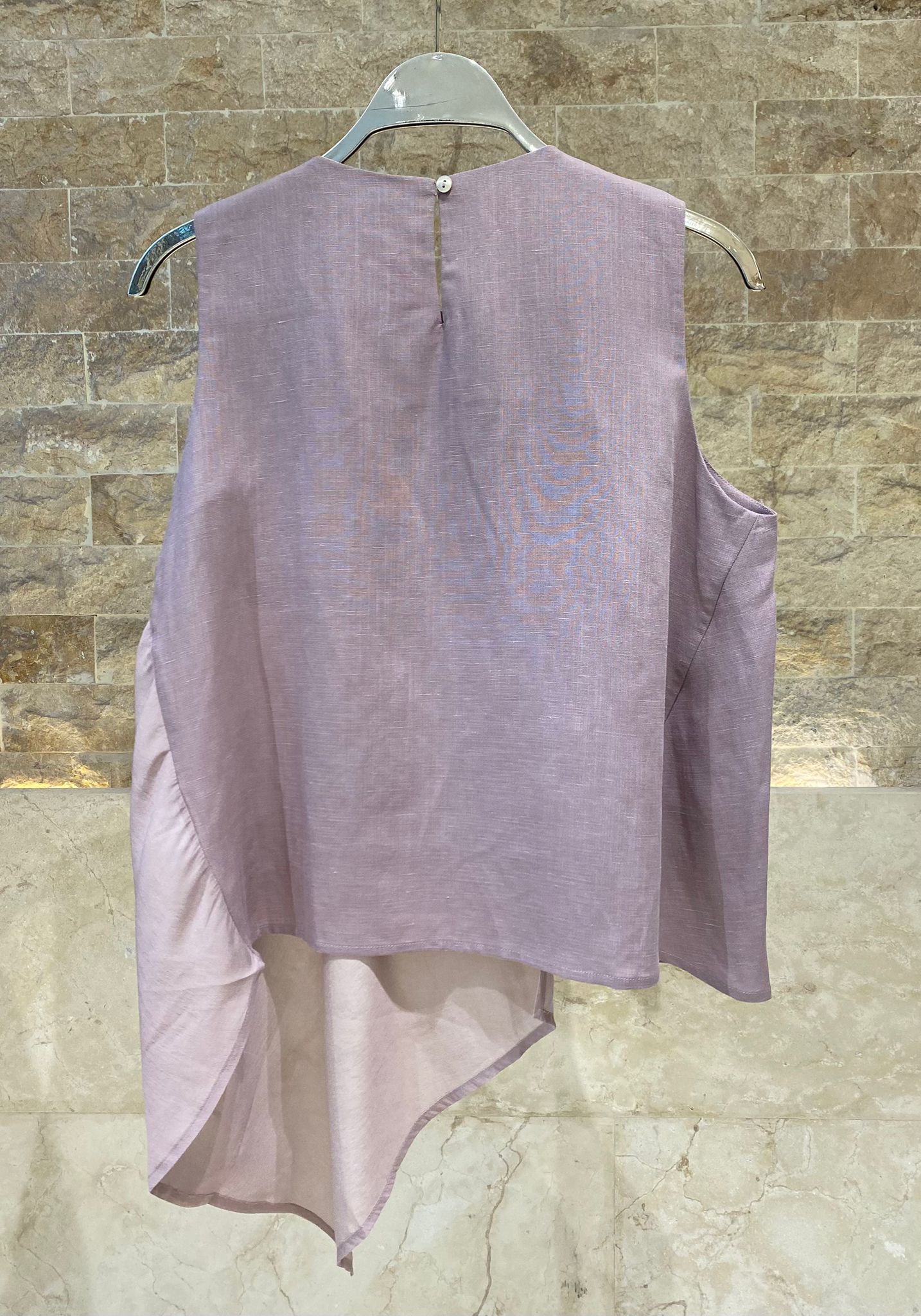 26S-1004 Sleeveless Top - Brown Loft