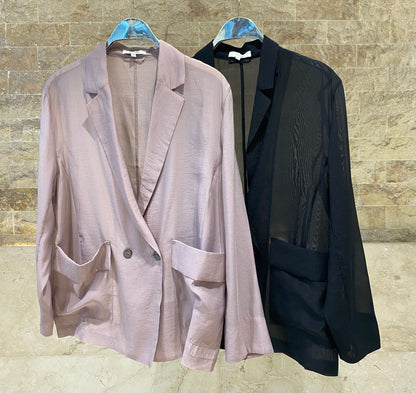 Double Breasted Sheer Jacket 26S-5002