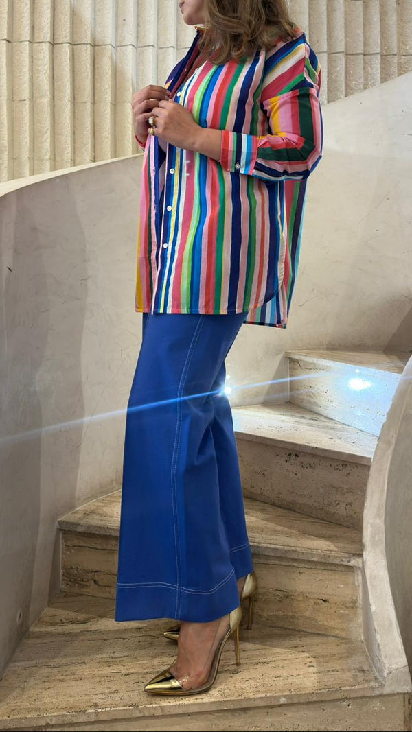 33269 Multicolored Stripe Shirt