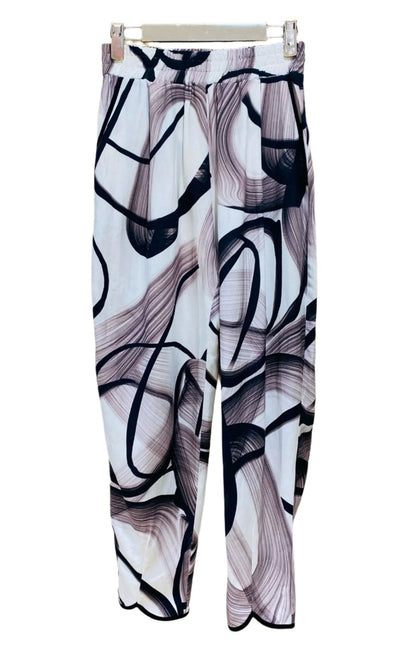 43-5029 Patterned Printed Pants