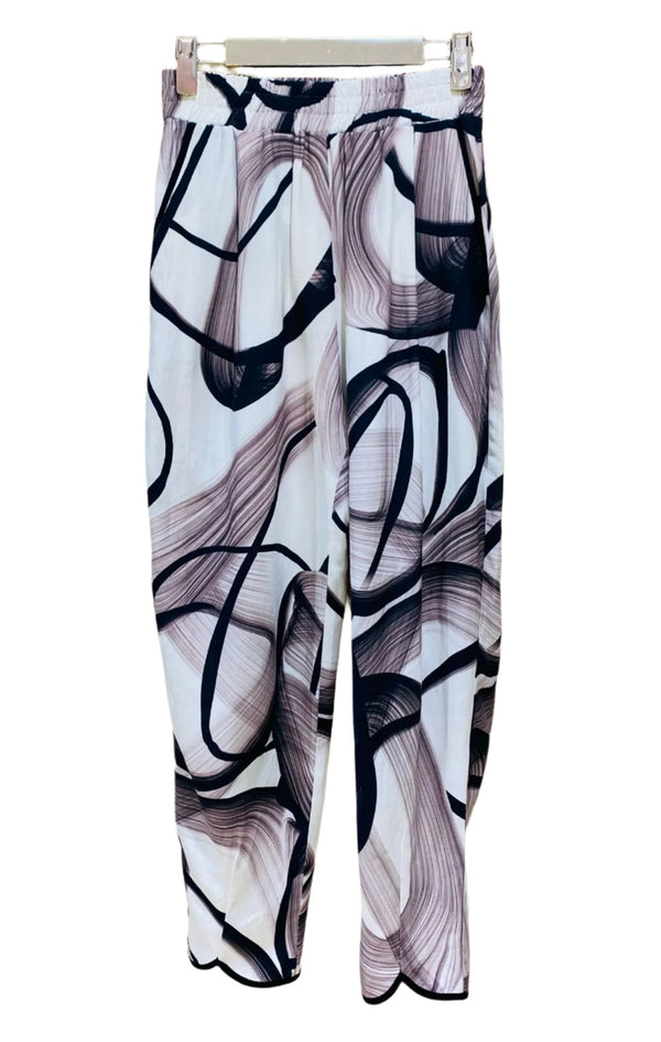 43-5029 (Patterned Printed Pants) السراويل المطبوعة منقوشة