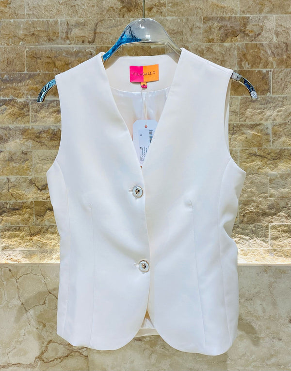 Fitted Crepe Vest - 32427
