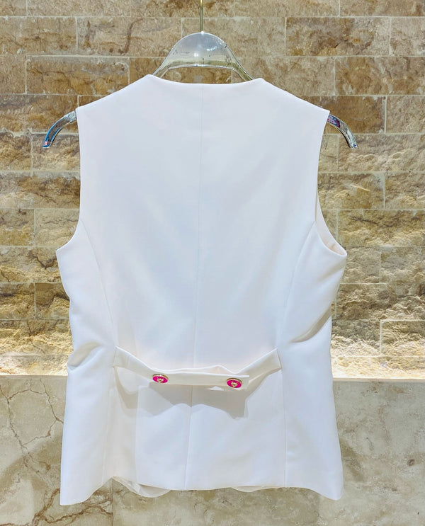 Fitted Crepe Vest - 32427