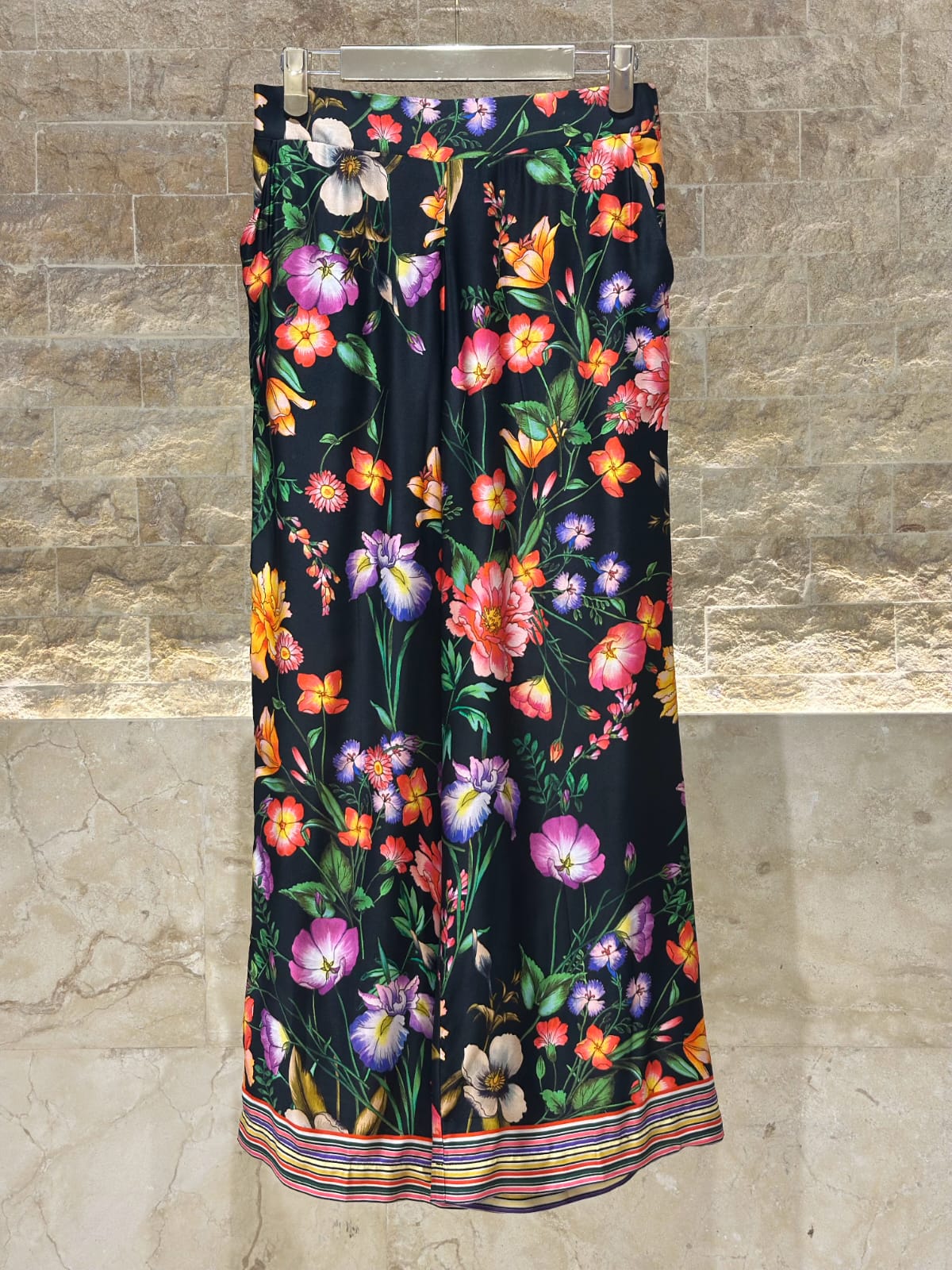 32856/32853 Floral Print Shirt and Pants Set - Brown Loft