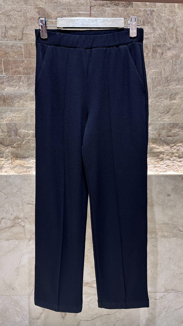33087 Mid Rise Waist Straight Leg Pants بنطلون مستقيم الساق بخصر متوسط الارتفاع
