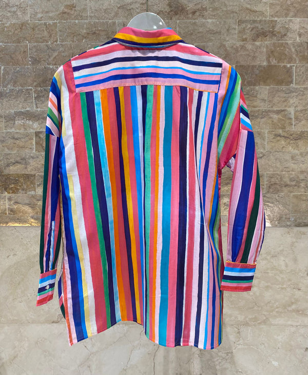 33269 Multicolored Stripe Shirt
