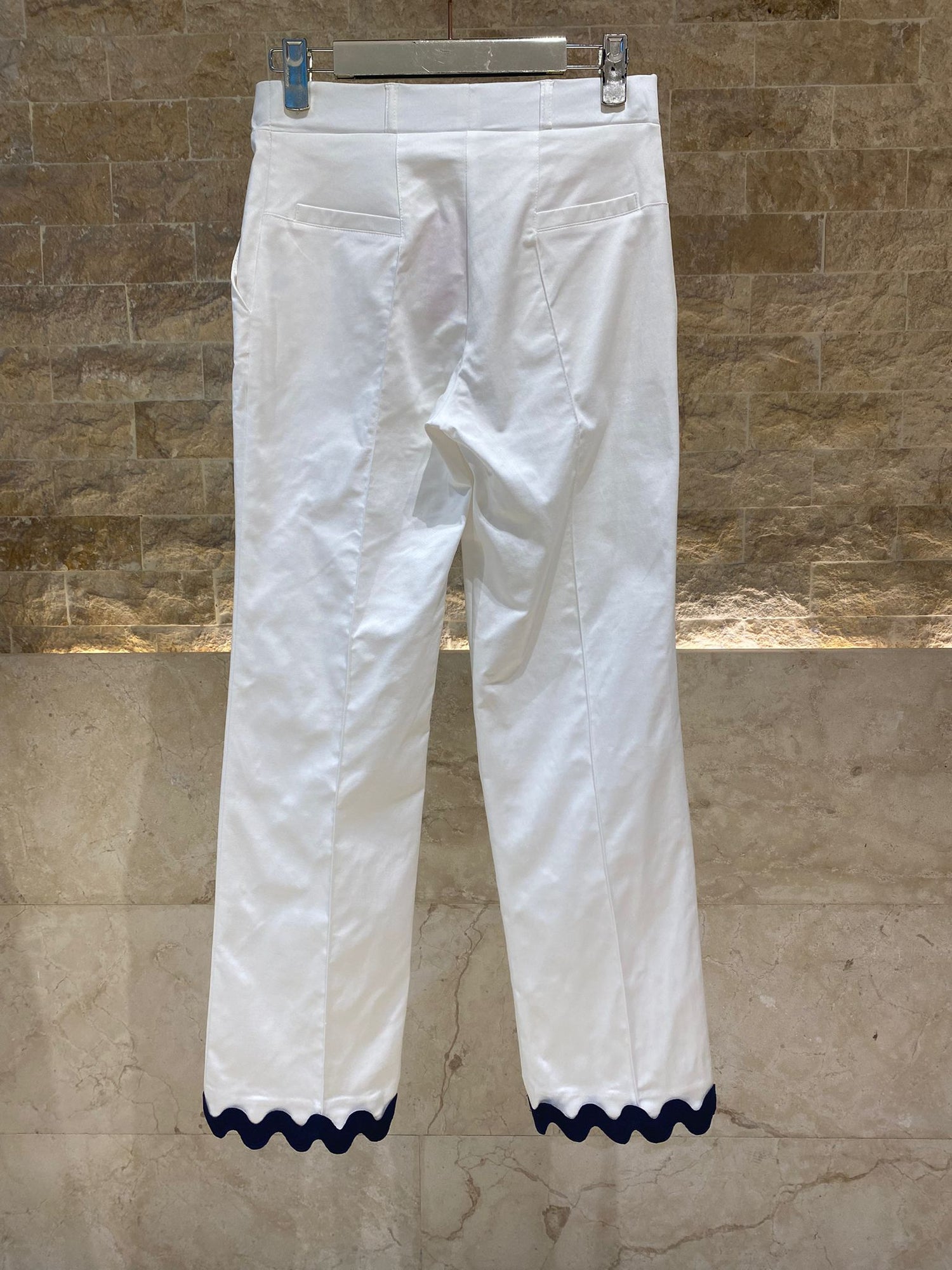 33291 Straight Cut Mid Rise Pants - Brown Loft