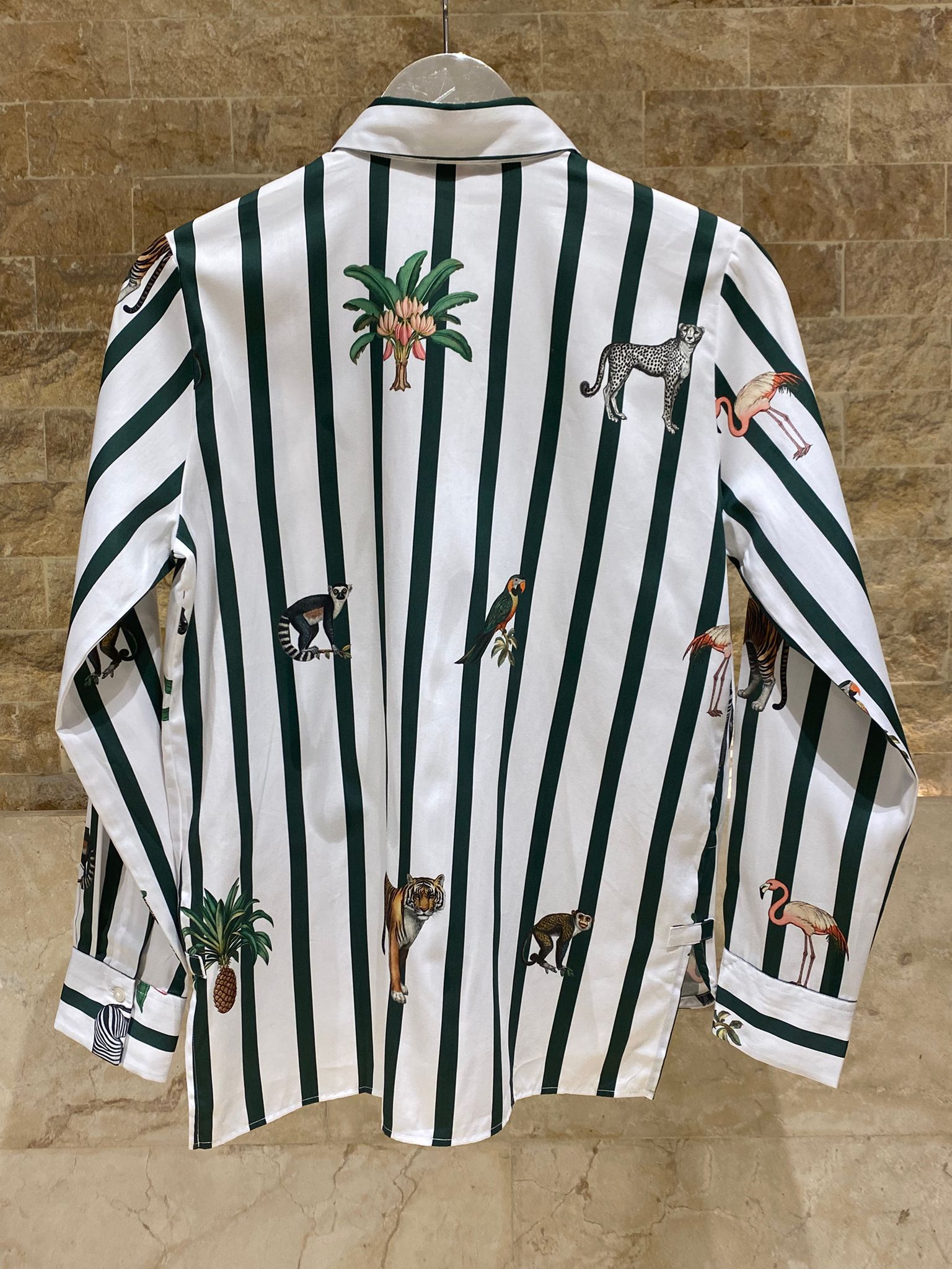 33315 Striped Safari Shirt - Brown Loft