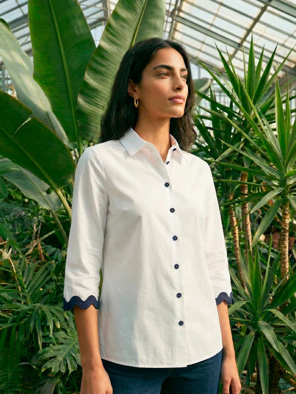 33606 Classic Collared Cotton Shirt
