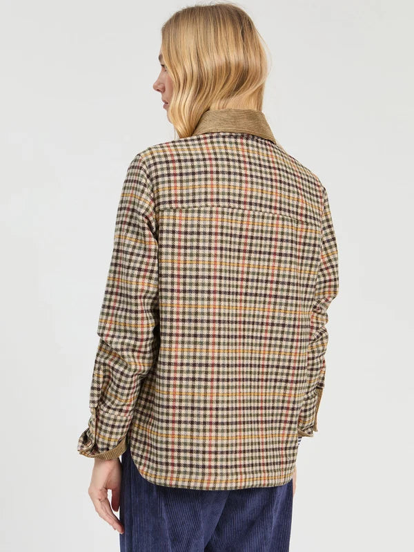 33817 Houndstooth Jacket Removable Hood