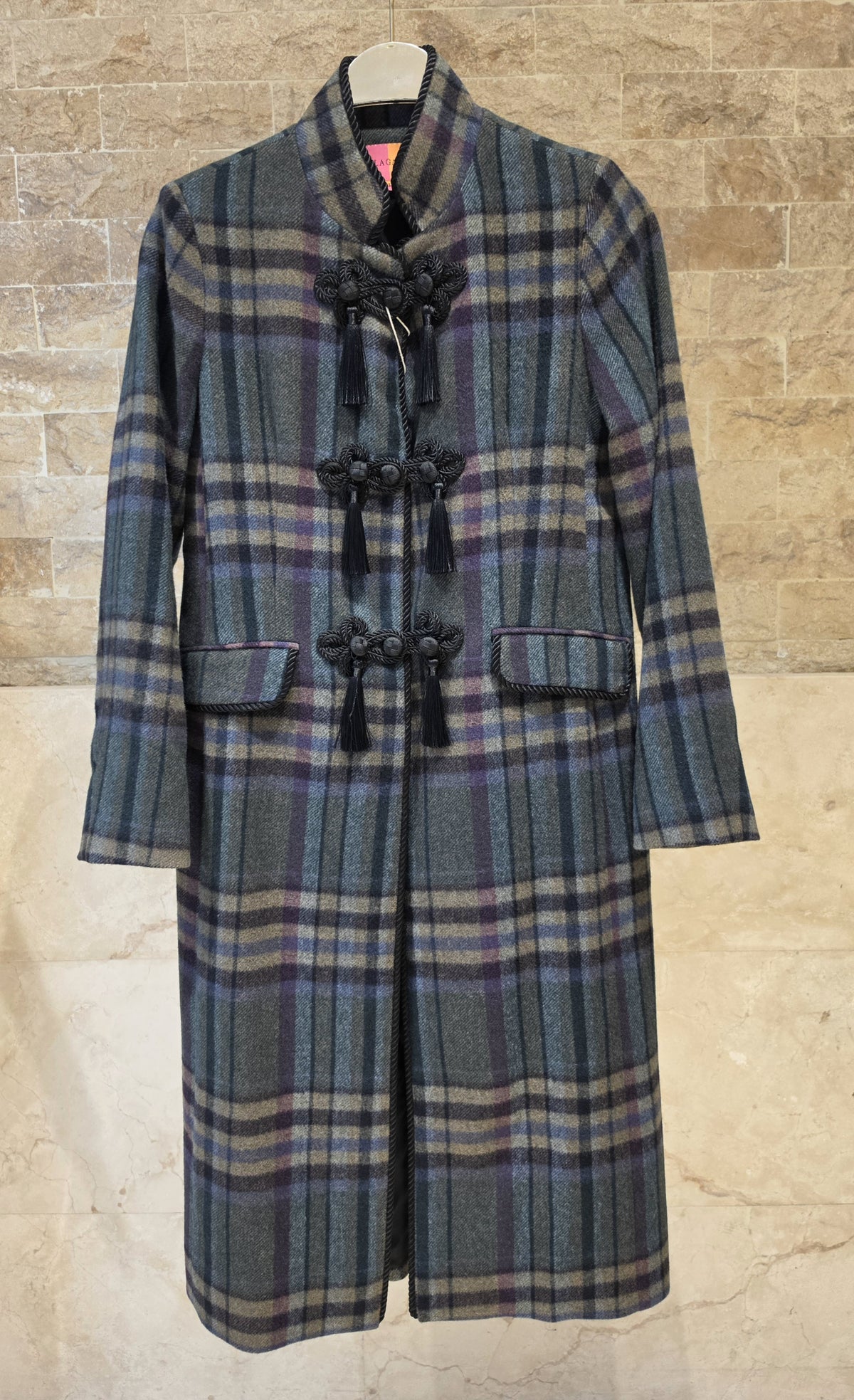 33854 Toggle Check Coat