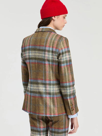 Brown Checked Jacket and Tartan Plaid Trouser Set 33873/33874