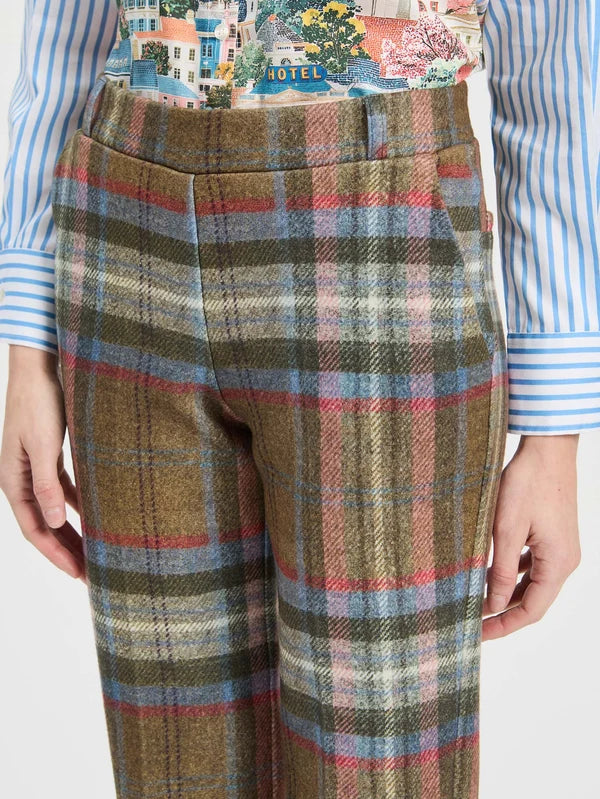 Brown Checked Jacket and Tartan Plaid Trouser Set 33873/33874
